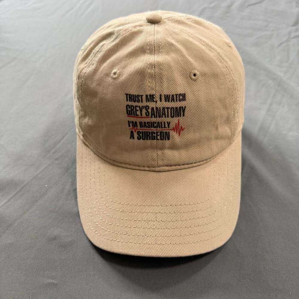 Otto Grey’s Anatomy Surgeon Funny Medical Nurse Doctor Tan Dad Hat Cotton